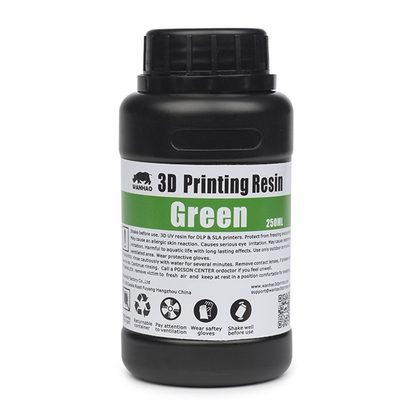 Wanhao UV resin | Grön | 250ml DLQ02004 - 1