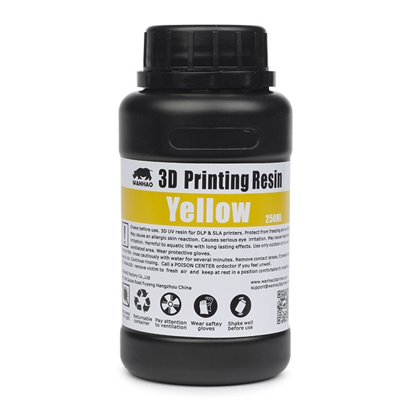 Wanhao UV resin | Gul | 250ml  DLQ02007 - 1