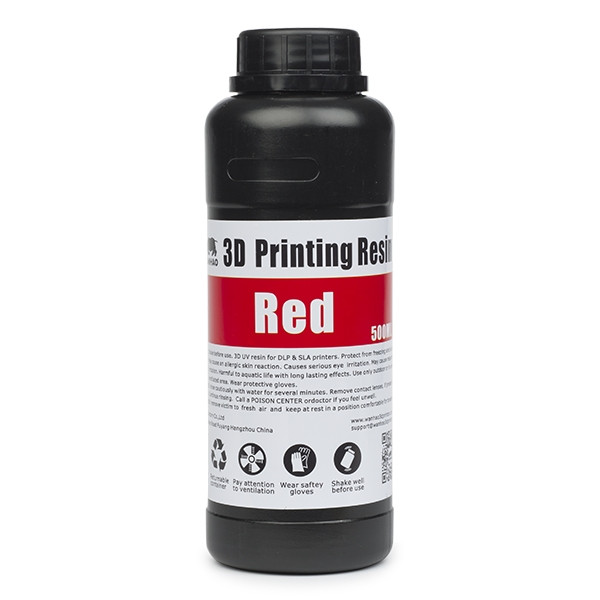 Wanhao UV resin | Röd | 500ml  DLQ02014 - 1