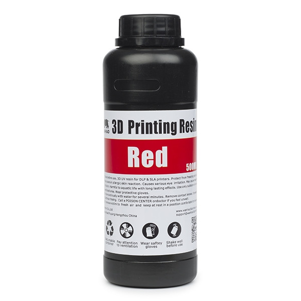Wanhao UV resin | Röd | 500ml DLQ02014 - 1