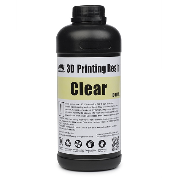 Wanhao UV resin | Transparent | 1000ml DLQ02019 - 1