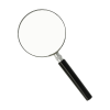 Westcott Förstoringsglas med svart handtag | förstorar 3x 221093 - 1