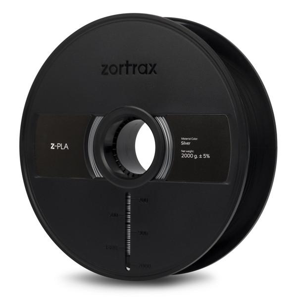 Zortrax Z-PLA filament | Silver | 1,75mm | 2kg DFP00106 - 1
