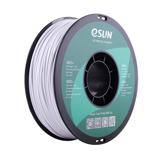 eSun $$ eSun ABS+ filament | Vit | 2,85mm | 1kg ABS285W1 DFE20035 - 1
