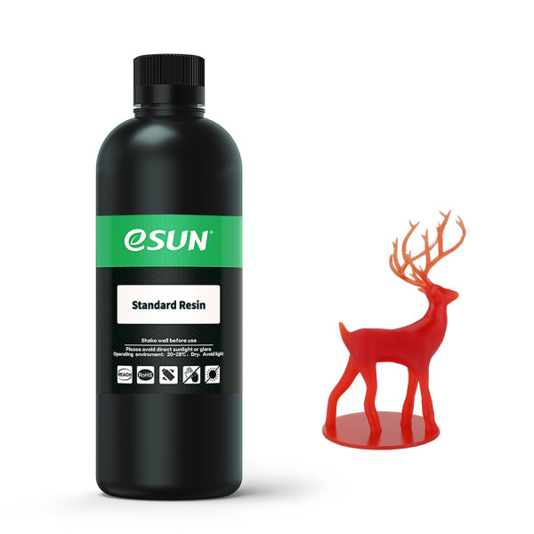 eSun $$ eSun standard resin LCD | Röd | 1kg STANDARDRESIN-R DFE20179 - 1