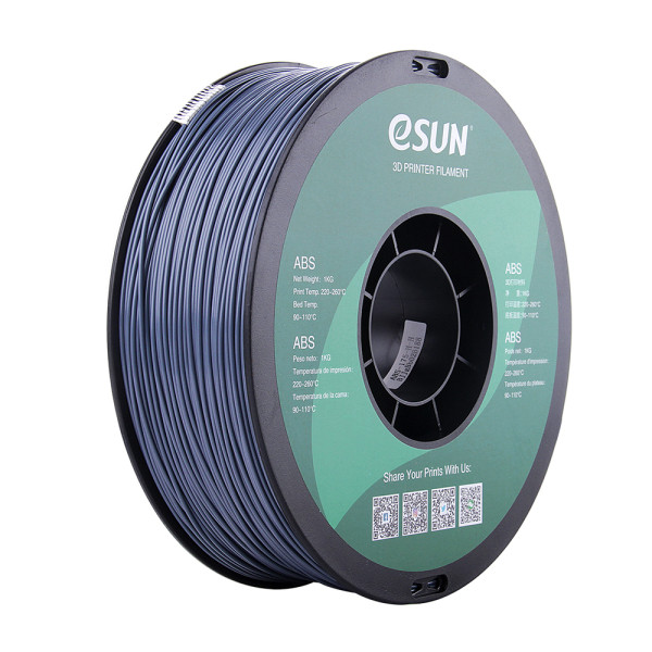 < eSun ABS filament | Grå | 1,75mm | 1kg DFE20002 - 1