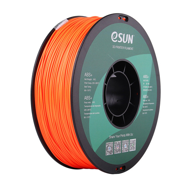 eSun ABS+ filament | Orange | 1,75mm | 1kg ABS175O1 DFE20025 - 1