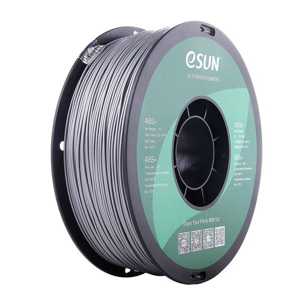 eSun ABS+ filament | Silver | 1,75mm | 1kg ABS175S1 DFE20030 - 1