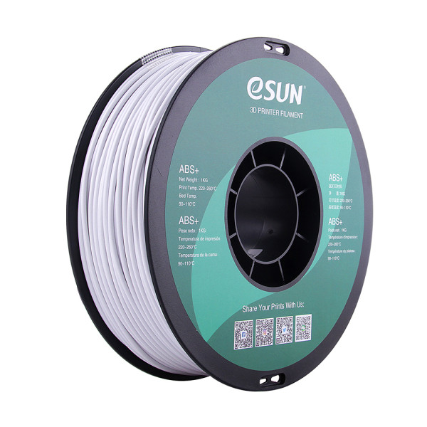 eSun ABS+ filament | Vit | 2,85mm | 1kg ABS285W1 DFE20035 - 1