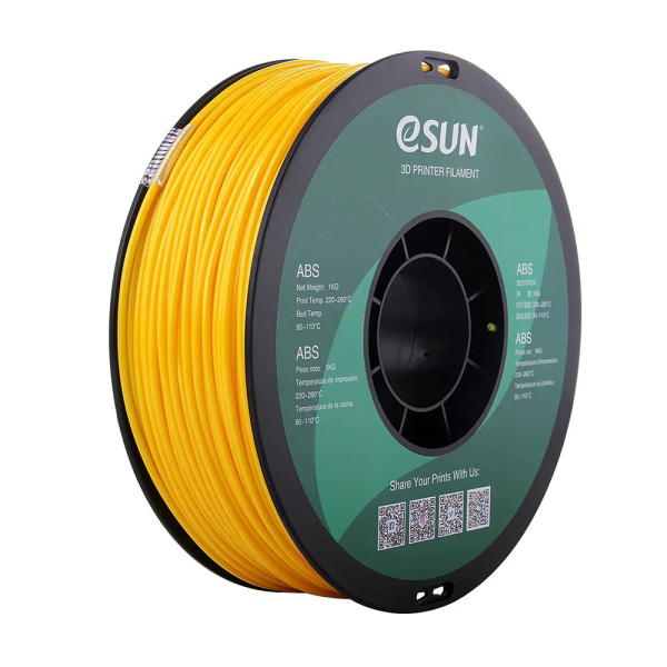 eSun ABS filament | Gul | 1,75mm | 1kg  DFE20001 - 1