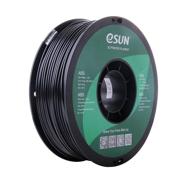 eSun ABS filament | Svart | 2,85mm | 1kg ABS285B1 DFE20013 - 1