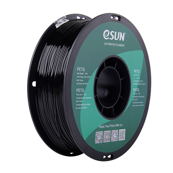 eSun PETG filament | Svart | 1,75mm | 1kg  DFE20044 - 1