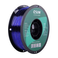 eSun PETG filament | Transparent Blå | 1,75mm | 1kg PETG175U1 DFE20046