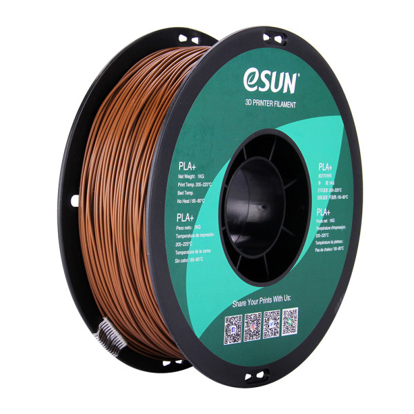 eSun PLA+ filament | Brun | 1,75mm | 1kg PLA175C1 DFE20091 - 1