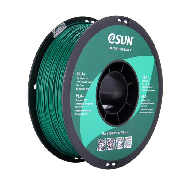 eSun PLA+ filament | Grön | 1,75mm | 1kg PLA175G1 DFE20095 - 1