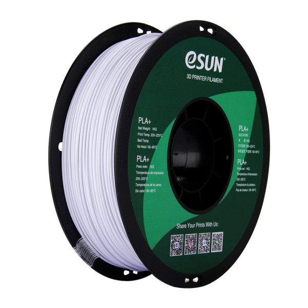eSun PLA+ filament | Kallvit | 1,75mm | 1kg PLA175CW1 DFE20096 - 1