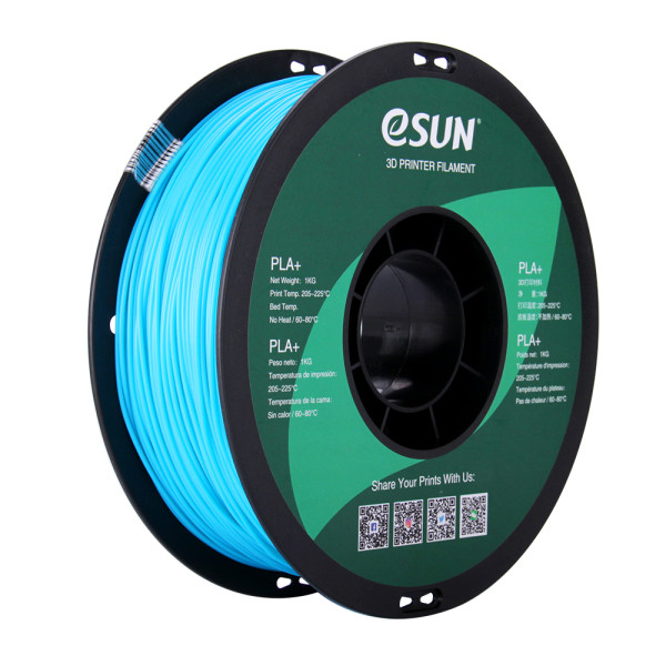 eSun PLA+ filament | Ljusblå | 1,75mm | 1kg PLA175D1 DFE20097 - 1