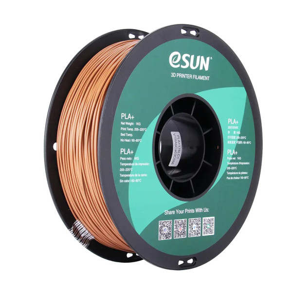 eSun PLA+ filament | Ljusbrun | 1,75mm | 1kg  DFE20276 - 1