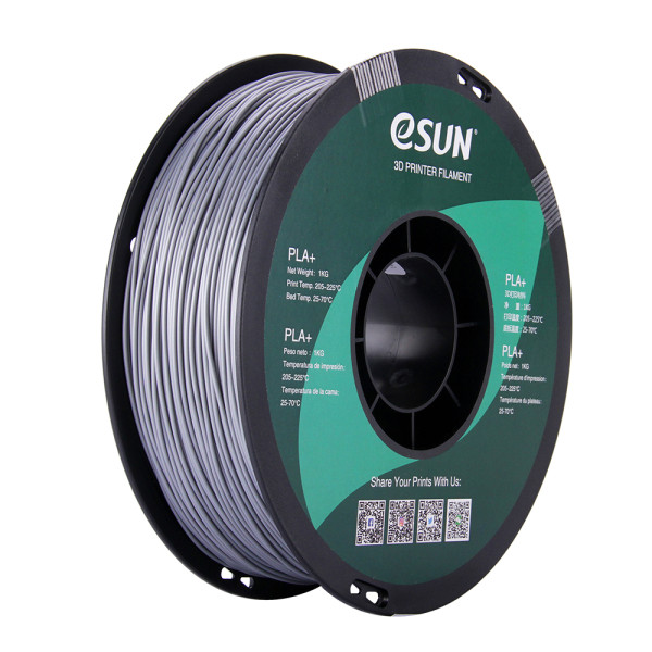 eSun PLA+ filament | Silver | 1,75mm | 1kg PLA175S1 DFE20103 - 1