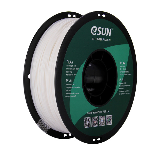 eSun PLA+ filament | Varmvit | 1,75mm | 1kg  DFE20102 - 1