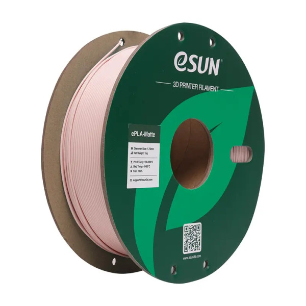 eSun PLA Matt filament | Peach Pink | 1,75mm | 1kg | pappersrulle  DFE20255 - 1