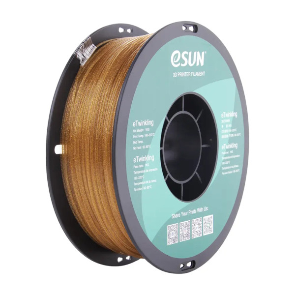 eSun PLA filament | Guld | 1,75mm |1kg | eTwinkling  DFE20264 - 1