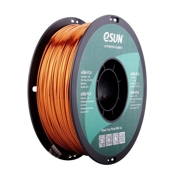 eSun PLA filament | Koppar | 1,75mm | 1kg | eSilk  DFE20193 - 1
