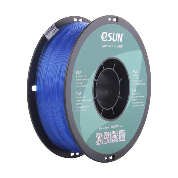 eSun PLA filament | Ljusblå | 1,75mm | 1kg PLA175GLU1 DFE20071 - 1