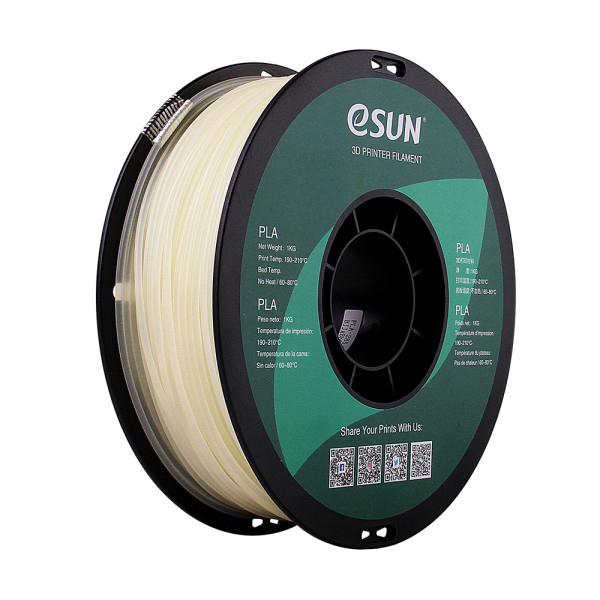 eSun PLA filament | Neutral | 2,85mm | 1kg PLA285N1 DFE20079 - 1