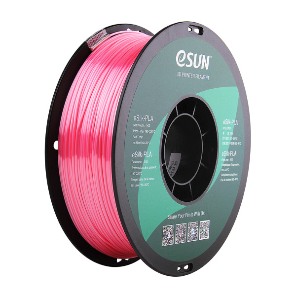 eSun PLA filament | Rosa | 1,75mm | 1kg | eSilk eSilk-PLA175P1 DFE20200 - 1