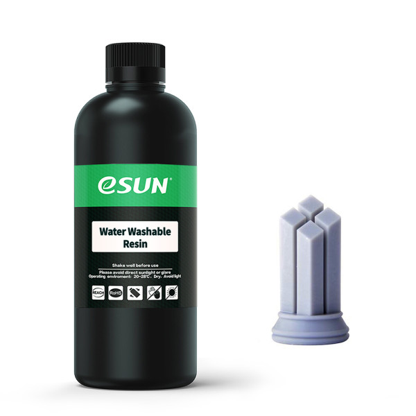 eSun water washable resin | Grå | 0,5kg WATERWASHABLERESIN-H DFE20184 - 1