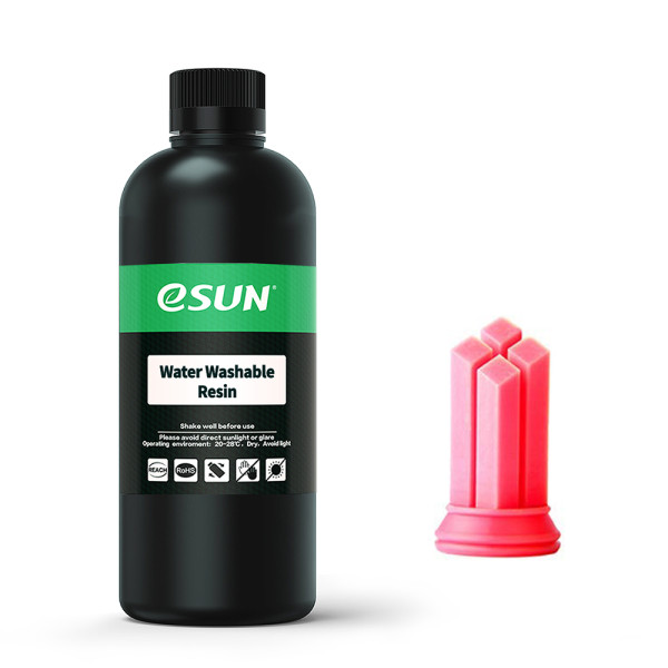 eSun water washable resin | Röd | 0,5kg DFE20185 - 1