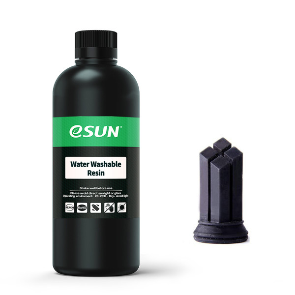 eSun water washable resin | Svart | 0,5kg WATERWASHABLERESIN-B DFE20183 - 1