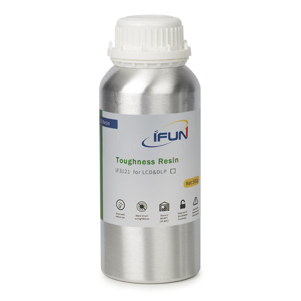 iFun $$ iFun LCD/DLP Toughness resin | Vit | 0,5kg iF3121 DLQ03024 - 1