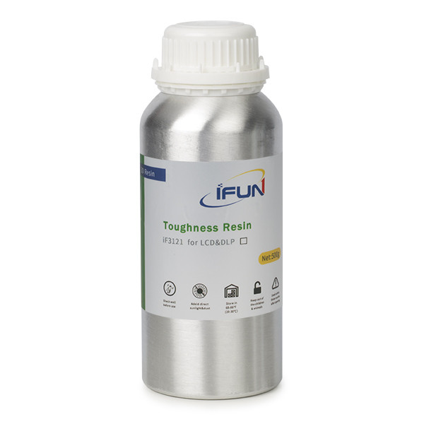 iFun LCD/DLP Toughness resin | Grå | 0,5kg iF3121 DLQ03020 - 1