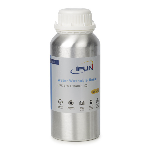 iFun LCD/DLP Water Washable resin | Grå | 0,5kg  DLQ03048 - 1